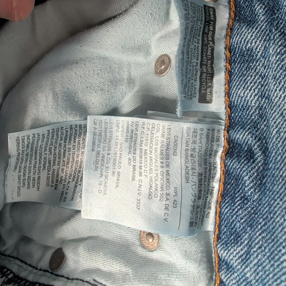Levi's 550 Jeans Mens 33x30 Blue Relaxed Fit Tapered Leg Denim Casual Retro Wear